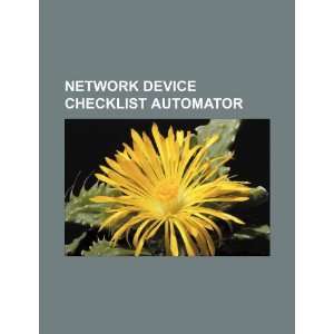  device checklist automator (9781234058432) U.S. Government Books