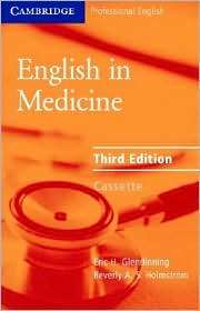 English in Medicine Audio Cassette A Course in Communication Skills 