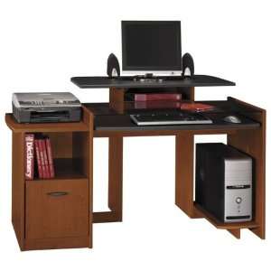 Visions Collection Multi Level Computer Desk, Rosewood 