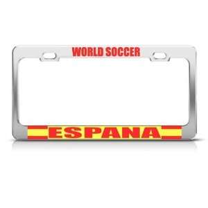  Spain Flag Spanish Espena Sport Soccer license plate frame 