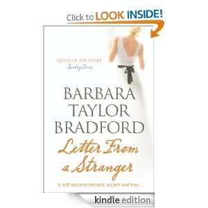 Letter from a Stranger Barbara Taylor Bradford  Kindle 