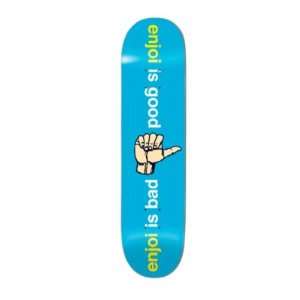  Enjoi Opinionated R7 Skateboard Deck   7.6 in. X 31.6 in 