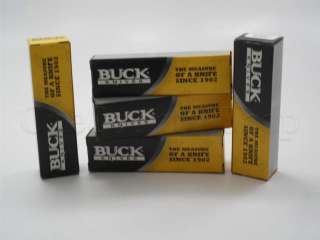 Lot of 5   Mini Buck 425 Folding Lockback Buck Knife  