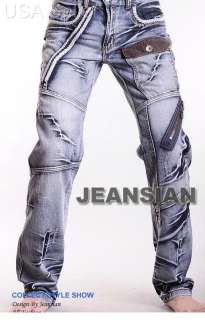 VVW Mens Italian Designer Jeans Denim Pant Stylish W33/32~ USA 