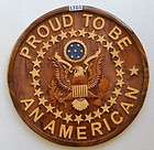 LT01 # ARMY   Hand Carved Wood Art Intarsia   Sign Plaque   Wall 
