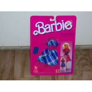   Barbie Twice As Nice Fashion, Plaid Dress #7953, 1984 