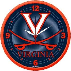  Virginia Cavaliers NCAA Round Wall Clock: Sports 