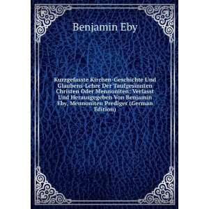   Prediger (German Edition) (9785875707711) Benjamin Eby Books