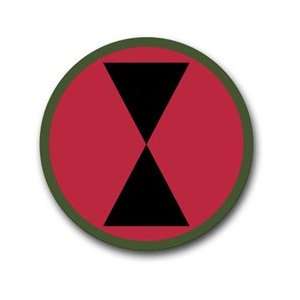  US Army 7th Infantry Division Patch Decal Sticker 5.5 