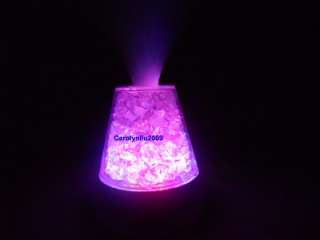 New Crystal Ice color changing fiber optic party lamp  