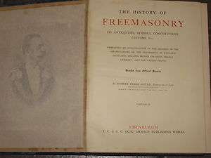 1885 History of Freemasony volume 2 Robert F Gould  