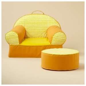   Seating: Kids Personalized Yellow Loop Nod Chair: Home & Kitchen