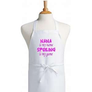  Nana Is My Name Spoiling Is My Game Cute Cooking Aprons 