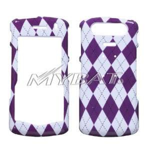  Blackberry 8110, 8120, 8130 Argyle White Purple Phone 
