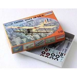   72 Curtiss Jenny JN4A/D Early Version WWI BiPlane Kit: Toys & Games