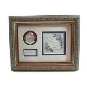    Framed Clock Plaque Spending Time with Friends Home & Kitchen