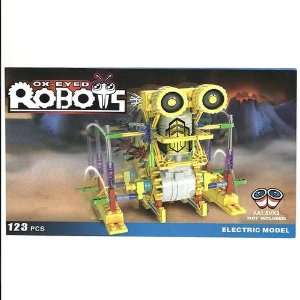   Building Blocks 123pcs Motorized OX Eyed Robots Toy: Toys & Games