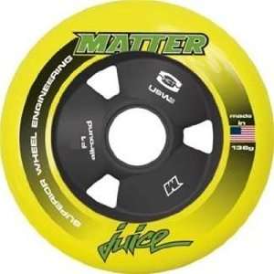   Matter Juice Inline Speed Wheels F1 Yellow   84mm: Sports & Outdoors