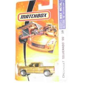  2007 Matchbox  #10 Chevy Silverado SS Gold Collectibles 