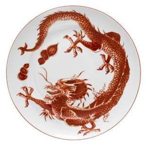  Mottahedeh Red Dragon Small Bowl 8 in