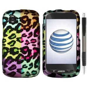 Partition Base Colorful Leopard Design Protector Hard Cover Case for 