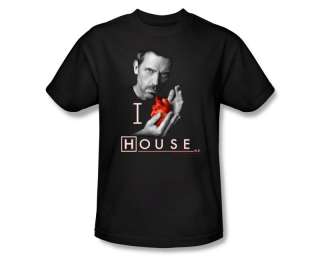 House TV Show I Love (Heart) Dr. House Tee T Shirt Sizes S 3XL  