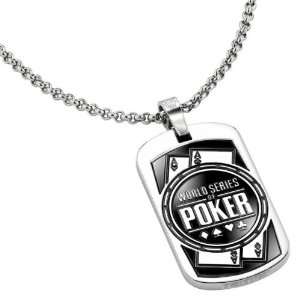  WSOP Stainless Steel Dog Tag: Computers & Accessories