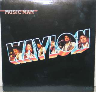 Waylon Jennings Music Man LP Record Album 1980 NM  