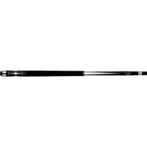  Fiberglass Pool Cue in Black with Silver Weight: 20 oz 