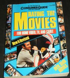 RATING THE MOVIES   1988 Softcover Consumer Guide. Includes Plots 