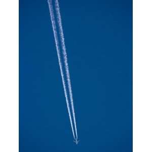  Contrail Stretches across the Sky, Death Valley National 