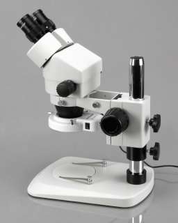 64 LED STEREO ZOOM INSPECTION MICROSCOPE 7X 45X 013964502381  