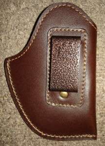 CARDINI LEATHER IN INSIDE PANTS HOLSTER FOR RUGER LCP 380 WITH LASER 