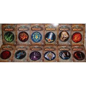  World of WarCraft Complete Set of 12 WOW Class PATCHES 