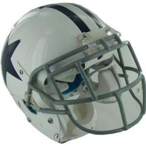  Church Helmet   Cowboys 2010 Game Worn #42 White Throwback Helmet 