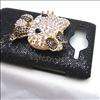 Bling Blingy black hello kitty Blingy HARD case Cover For HTC Desire 