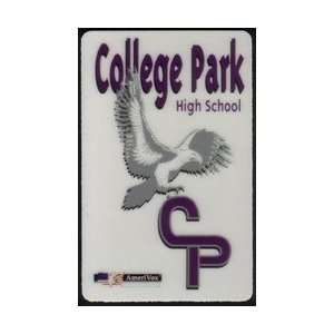  Collectible Phone Card College Park High School (Pleasant 