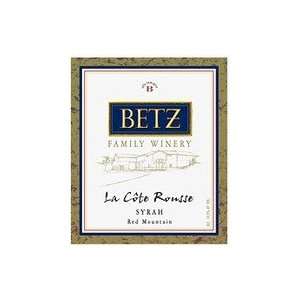  2008 Betz Family Winery La Cote Rousse Syrah 750ml 