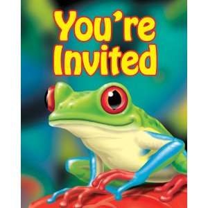  Funny Frogs Party Invitations