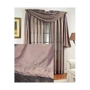   Kids Window Scarf Valance Bibi 108W Dusty Purple: Home & Kitchen