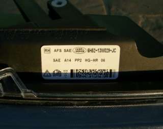 2008   2009 Land Rover LR2 Right Headlight, Xenon, Used, 3 broken tabs 