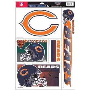  Chicago Bears Static Cling Decal Sheet *SALE* Sports 