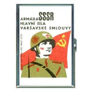  Russia soldier 1960s Communist ID Holder, Cigarette Case 