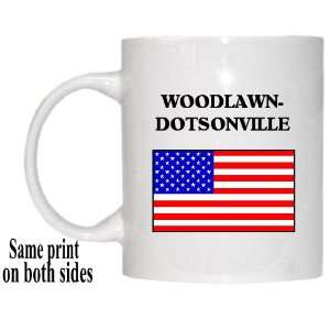  US Flag   Woodlawn Dotsonville, Tennessee (TN) Mug 