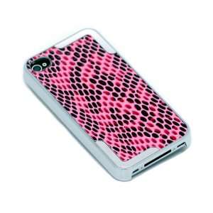 Hot Pink Bling Hard Chrome Luxury Case Cover for Apple iPhone 4 4S 4G 