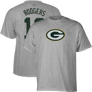  NFL Reebok Green Bay Packers #12 Aaron Rodgers Ash Net 