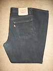 Mens Levis 550 Relaxed Fit Jeans Size 31 x 30 Black