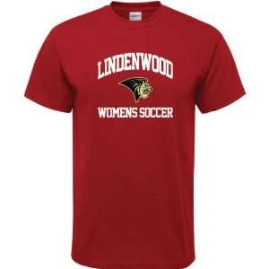   Lions Cardinal Red Womens Soccer Arch T Shirt: Sports & Outdoors