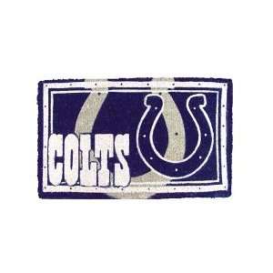 Indianapolis Colts Welcome Mat Bleached:  Sports & Outdoors