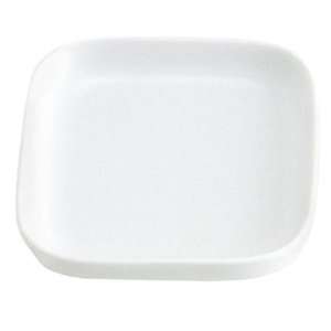 Abra Cadabra white small lid angular 3.94 x 3.94 inches
